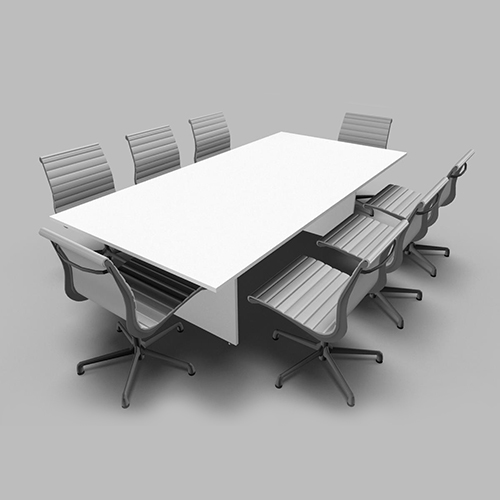 rectangular boardroom table