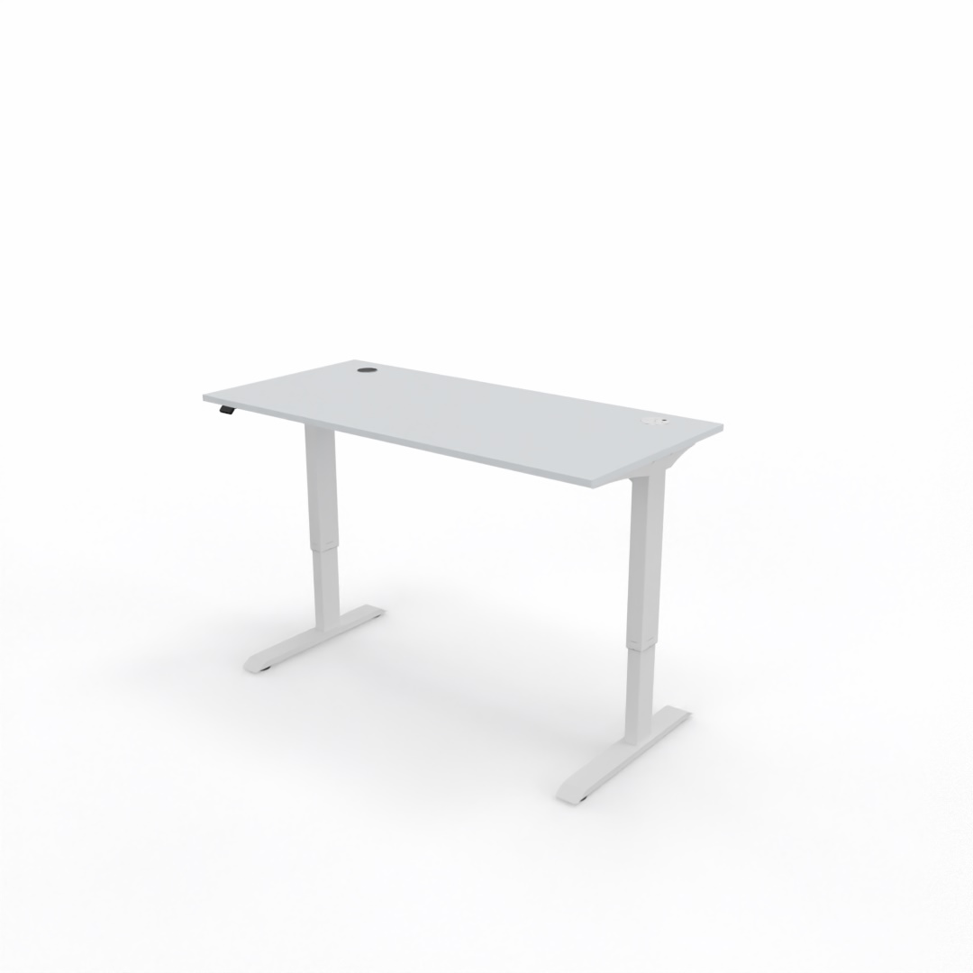 office table with height adjustment