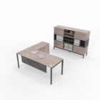 Evolution manager desk with side storage