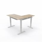 Maluti L-shape desk - height-adjustable