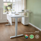 Maluti height-adjustable desk with extension